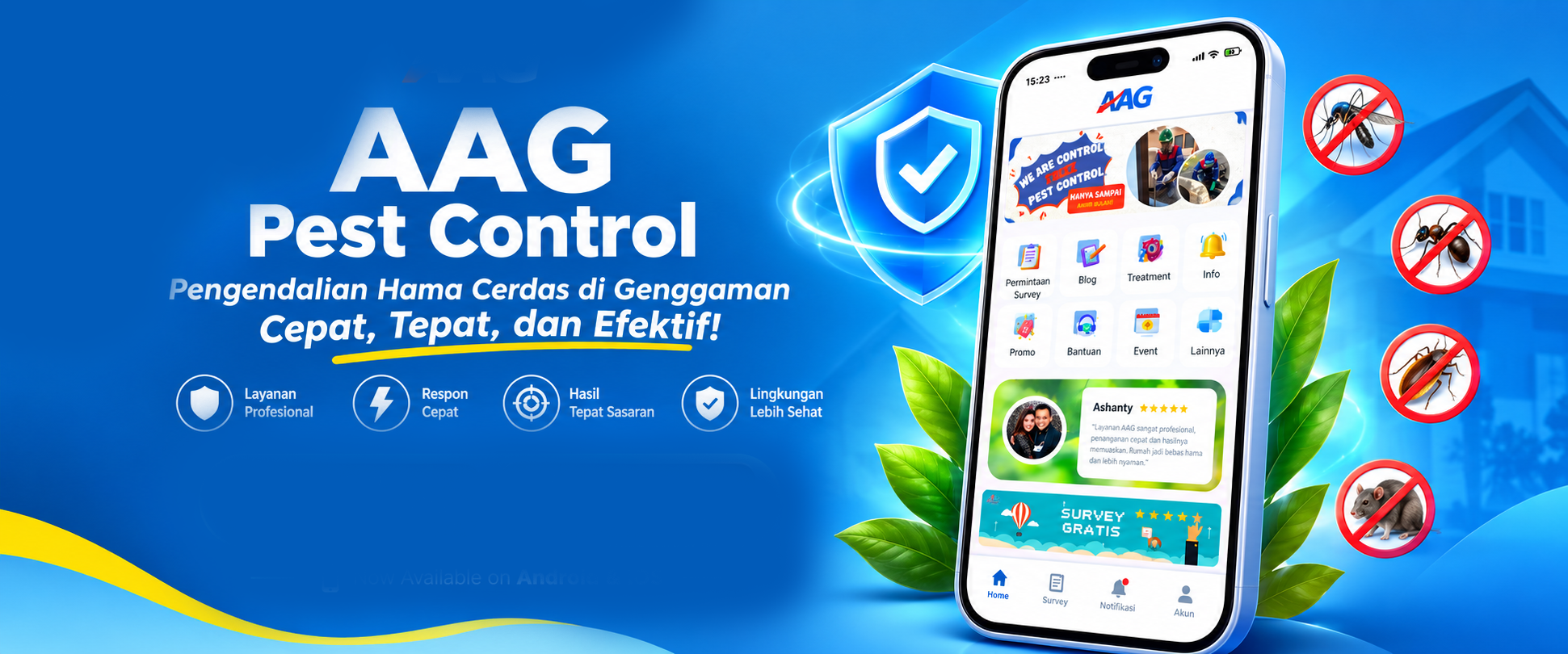 AAG Pest Control App Screenshot